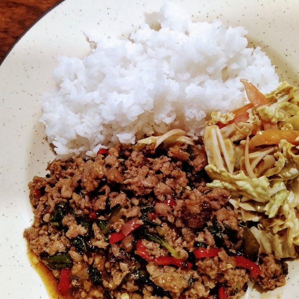 Thai Ground Chicken Basil