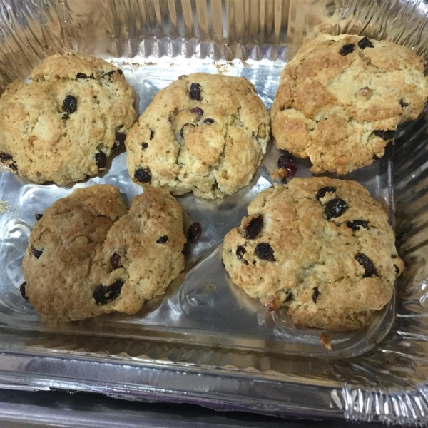 Walnut Raisin Scones