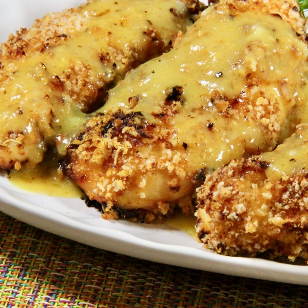 Honey Mustard-Panko Chicken Tenders