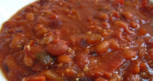 Easy Slow Cooker Baked Beans