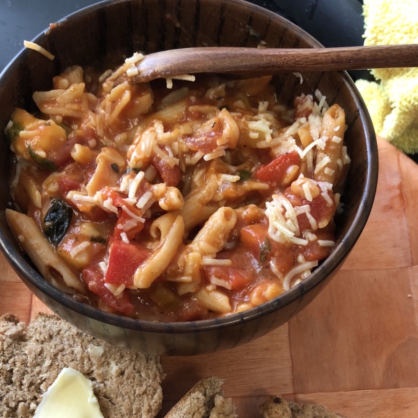 Penne with Vegan Arrabbiata Sauce