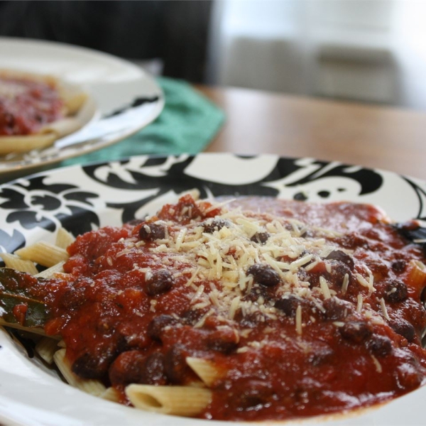 Penne with Vegan Arrabbiata Sauce