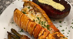 Air Fryer Lobster Tails with Lemon-Garlic Butter