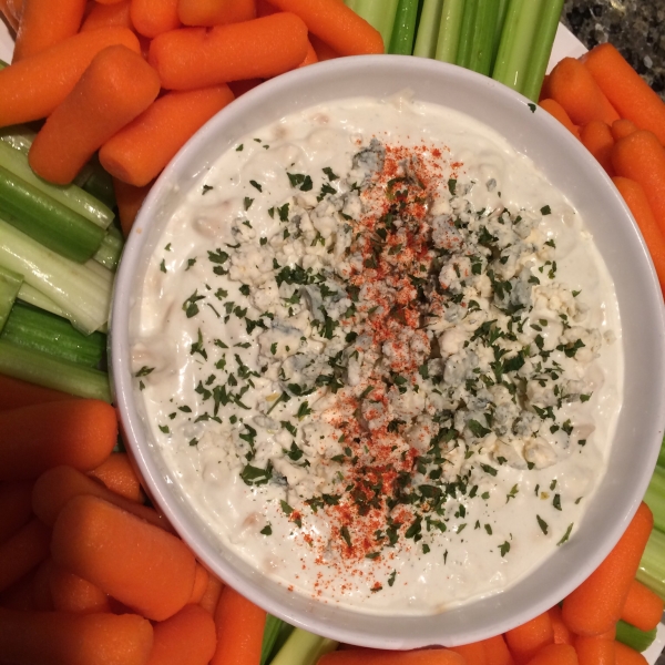 Roasted Garlic Blue Cheese Dressing