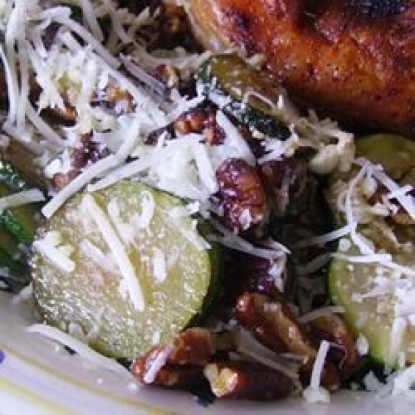 Zucchini and Pecan Saute