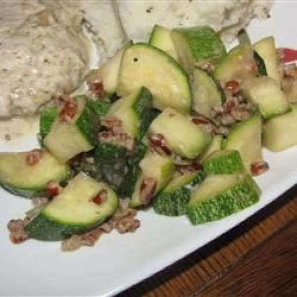 Zucchini and Pecan Saute