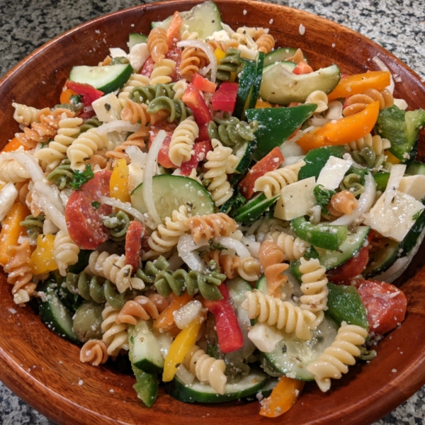 Pasta Salad with Homemade Dressing