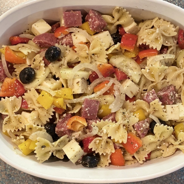 Pasta Salad with Homemade Dressing