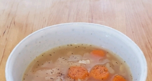 Red Lentil and Yellow Split Pea Soup Made with a Pressure Cooker