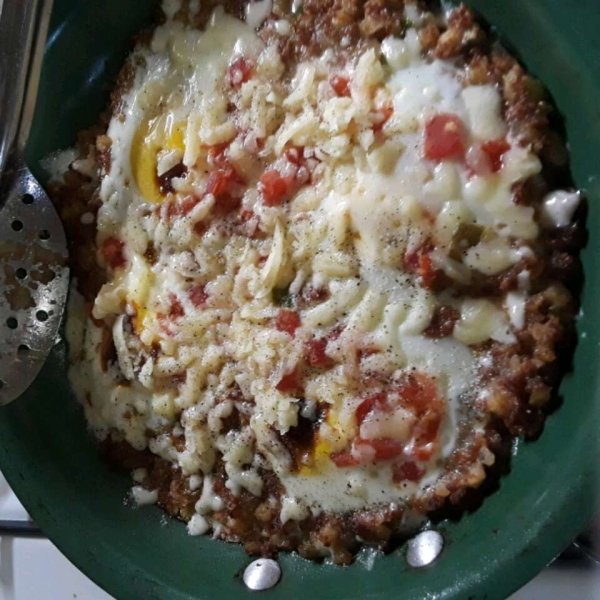 One Skillet Corned Beef Hash Breakfast