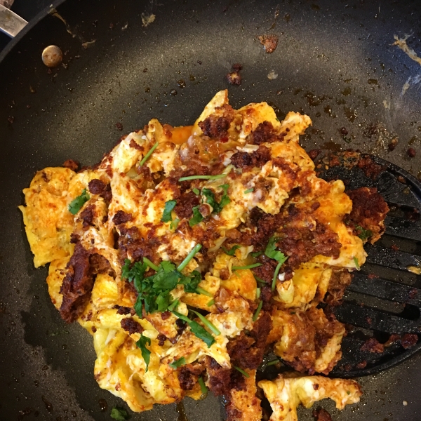 Scrambled Eggs with Chorizo