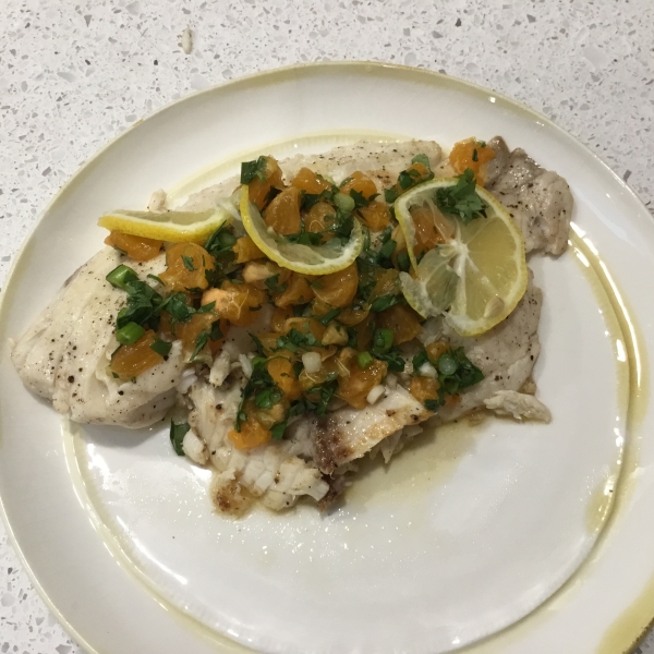 Grilled Tilapia with Orange Salsa