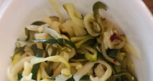 Lemon-Garlic Zucchini Noodles