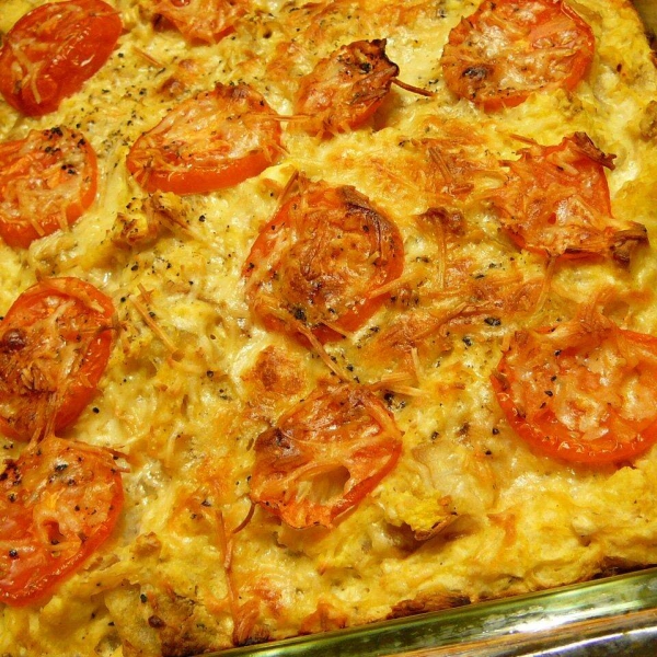 Rich and Savory Spaghetti Squash Casserole