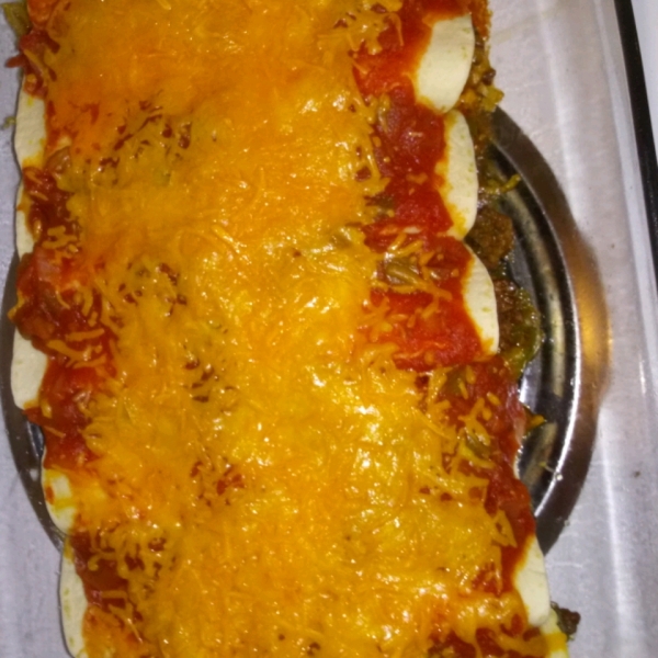 Cheese and Beef Enchiladas