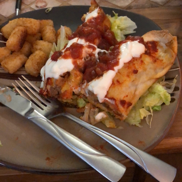 Cheese and Beef Enchiladas