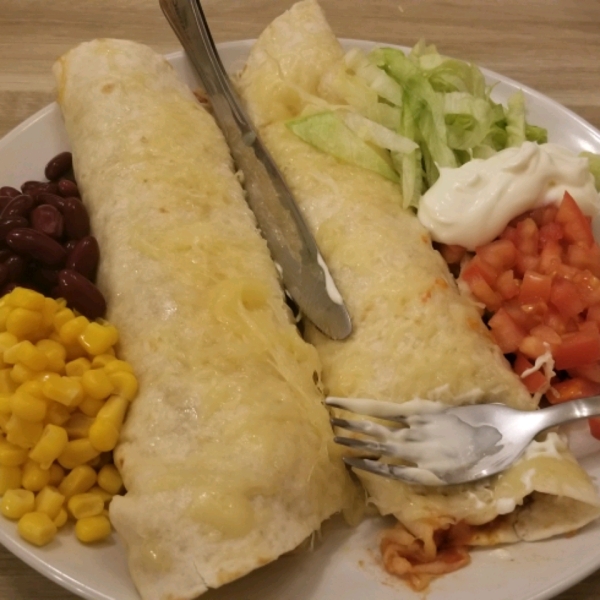 Cheese and Beef Enchiladas