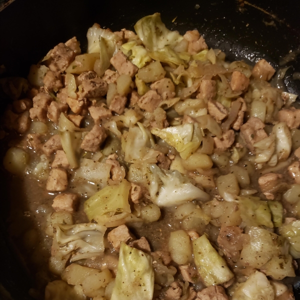 Pork Chop and Cabbage Soup