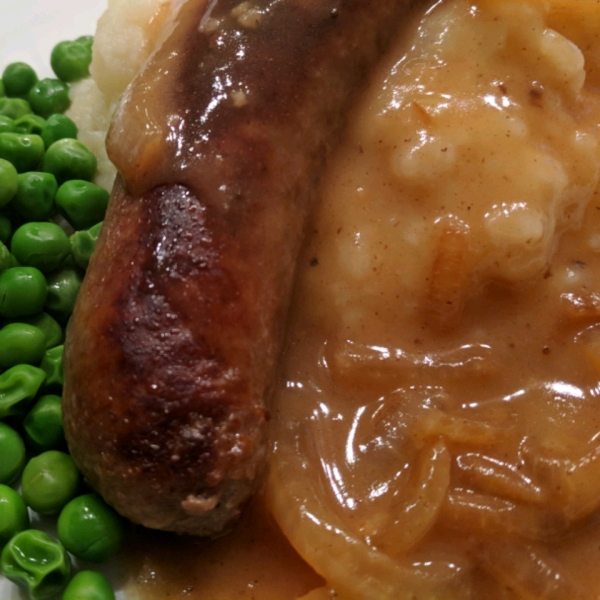 Classic Bangers and Mash