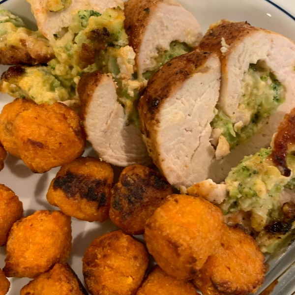 Broccoli Cheese Stuffed Chicken