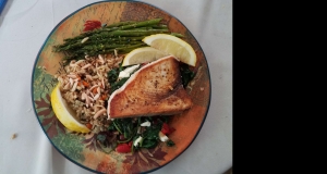 Mediterranean Stuffed Swordfish