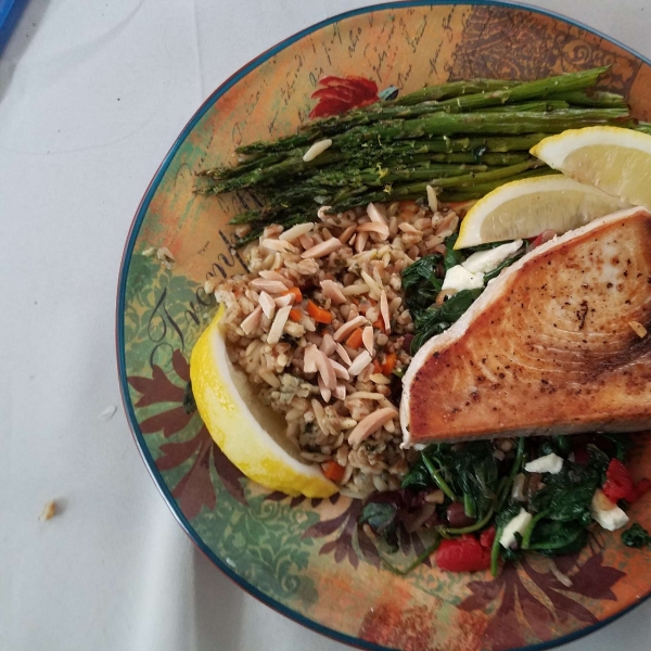 Mediterranean Stuffed Swordfish