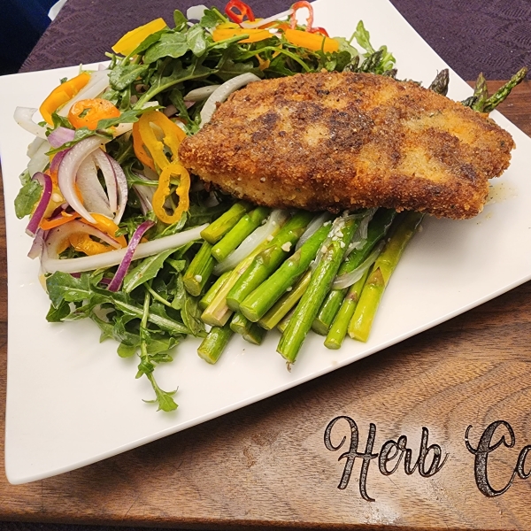 Breaded Pan-Fried Salmon