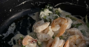 Keto Shrimp Alfredo