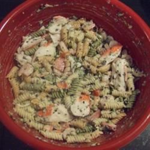 Crab and Shrimp Pasta Salad