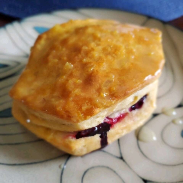 Blueberry Lemon Breakfast Biscuits