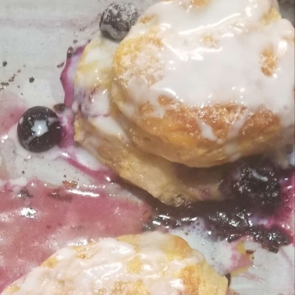 Blueberry Lemon Breakfast Biscuits