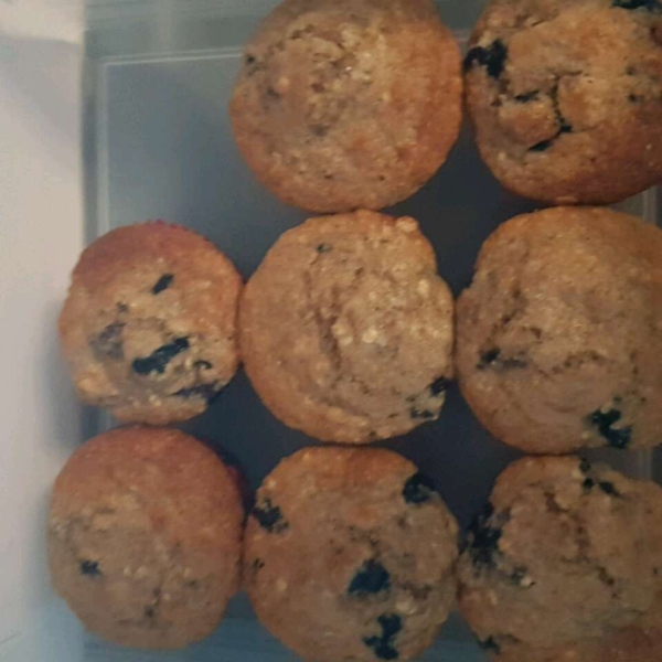 Health Nut Blueberry Muffins