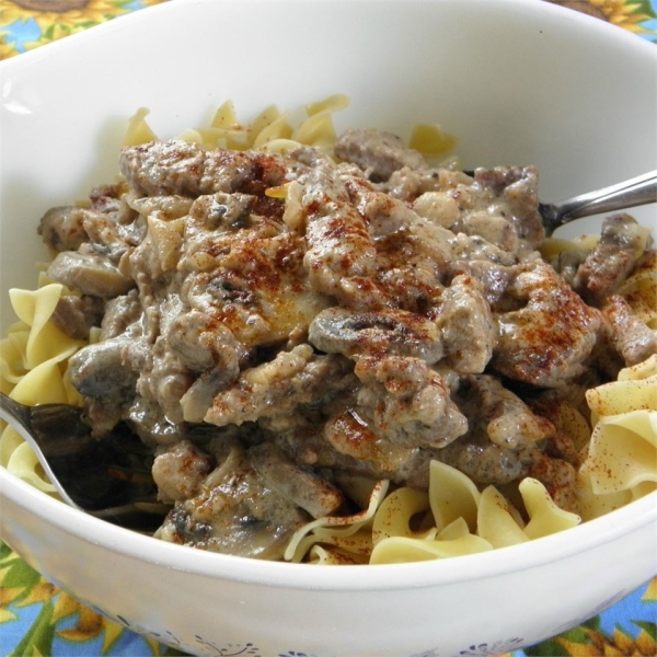 Marlene's Beef Stroganoff