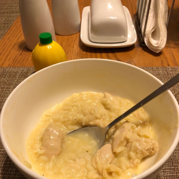 Lemony Cream of Chicken Soup