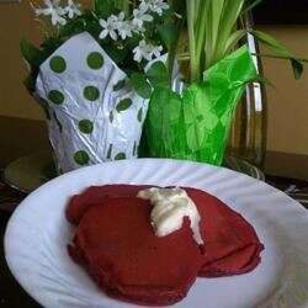 Red Velvet Pancakes