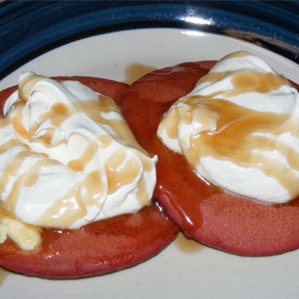 Red Velvet Pancakes