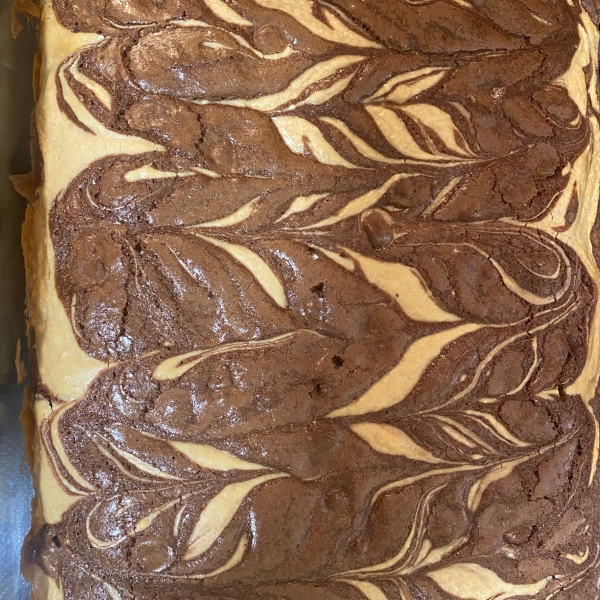 Michelle's Peanut Butter Marbled Brownies