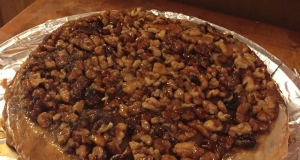 Upside Down Caramel Apple Pie