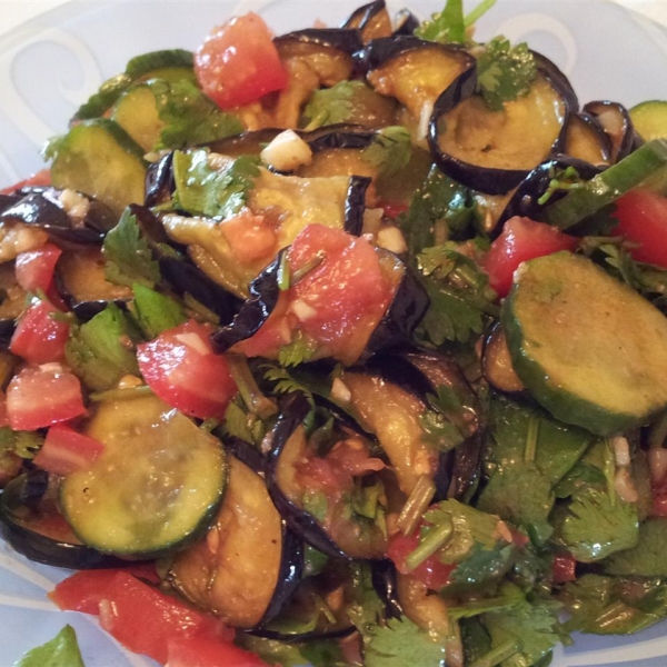 Eggplant Tomato Salad