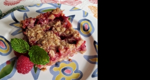 Lemon-Raspberry Oatmeal Crumb Bars