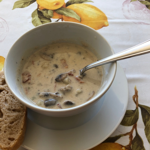 Skinny Cream of Mushroom Soup