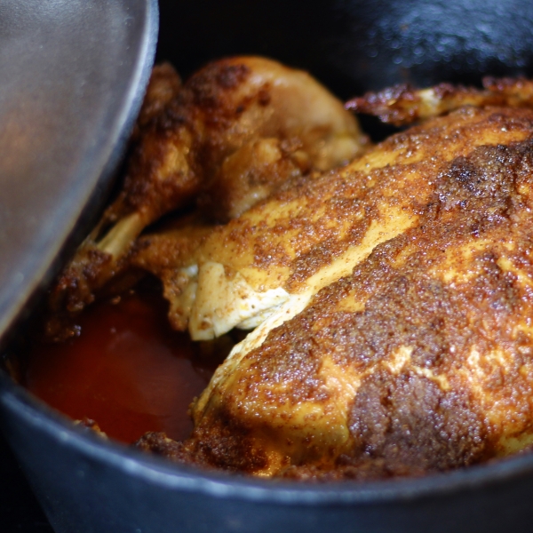 Dutch Oven Whole Roast Chicken