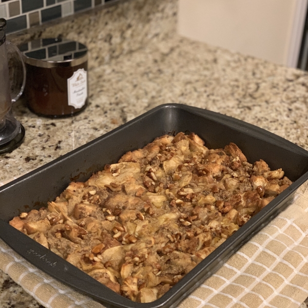 Gramma's Apple Bread Pudding