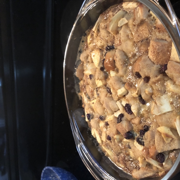 Gramma's Apple Bread Pudding