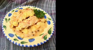 Baked Coconut Chicken Fingers with Passion Fruit Sauce