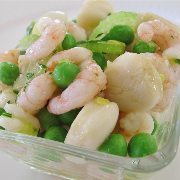 Italian Scallop and Shrimp Salad