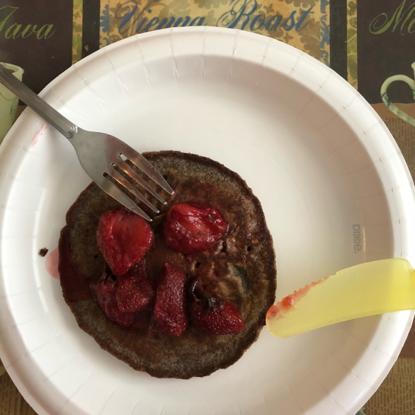 Gluten-Free Blueberry Banana Buckwheat Pancakes