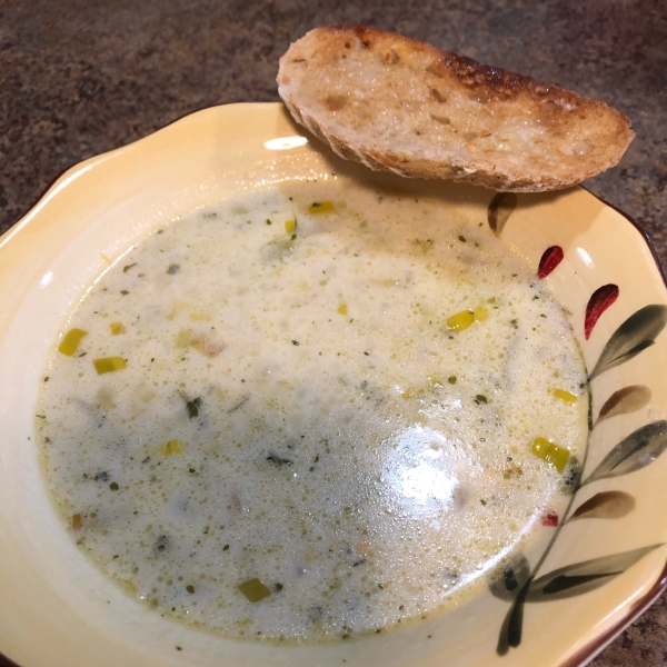 Winter Leek and Potato Soup