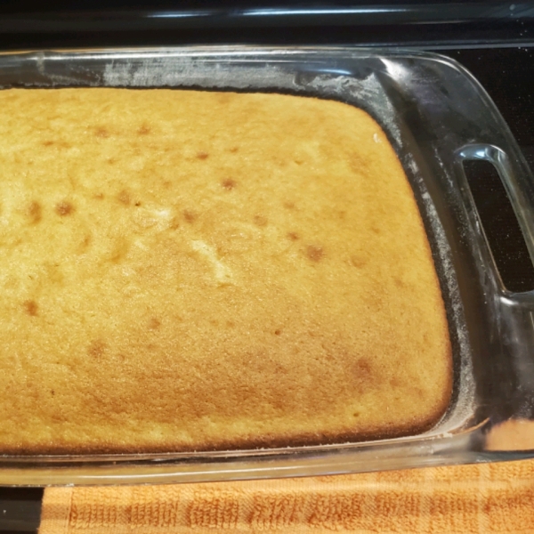 Yellow Cake Made from Scratch