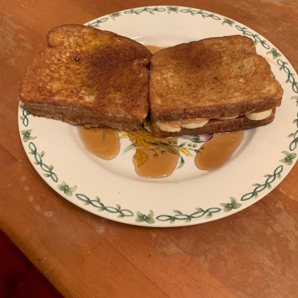 Peanut Butter and Banana French Toast